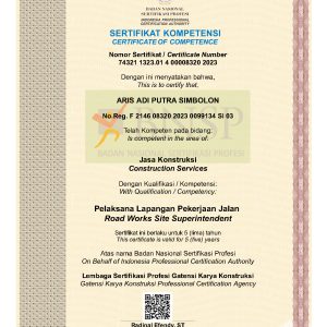 Pelaksana Lapangan Pekerjaan Jalan