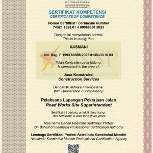 Pelaksana Lapangan Pekerjaan Jalan