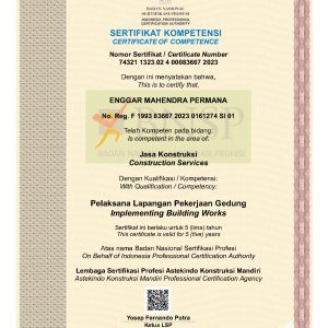 Pelaksana Lapangan Pekerjaan Gedung