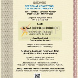 Pelaksana Lapangan Pekerjaan Jalan