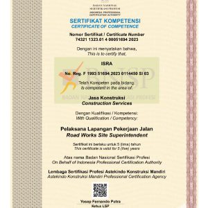 Pelaksana Lapangan Pekerjaan Jalan