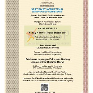 Pelaksana Lapangan Pekerjaan Gedung