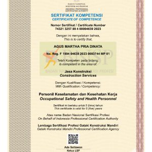 Personil Keselamatan dan Kesehatan Kerja