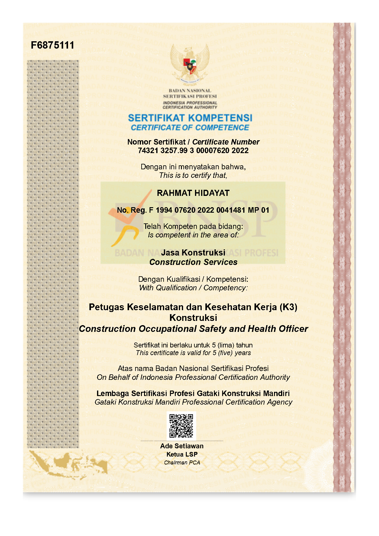 Petugas Keselamatan dan Kesehatan Kerja K3