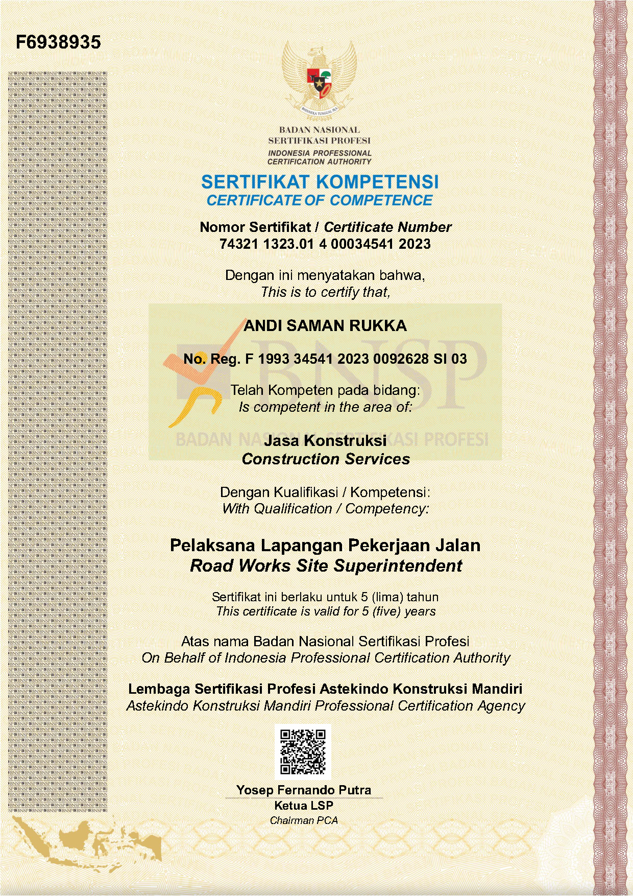 Pelaksana Lapangan Pekerjaan Jalan