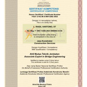 SKK Ahli Madya Teknik Jembatan