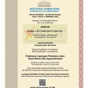 Pelaksana Lapangan Pekerjaan Jalan