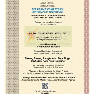 Tukang Pasang Rangka Atap Baja Ringan