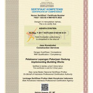 Pelaksana Lapangan Pekerjaan Gedung