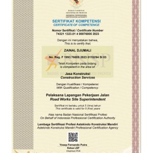 Pelaksana Lapangan Pekerjaan Jalan